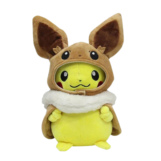 Pikachu in Pokemon Costumes Soft Plushie (20cm)