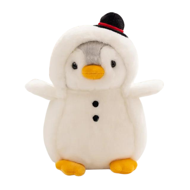 Penguin w Coat Soft Plushie (20cm)